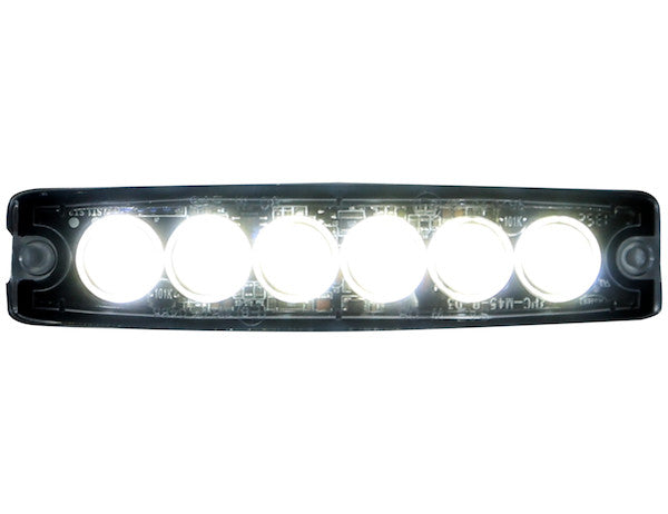 LIGHT STROBE 5-1/8IN 6-LED CLEAR