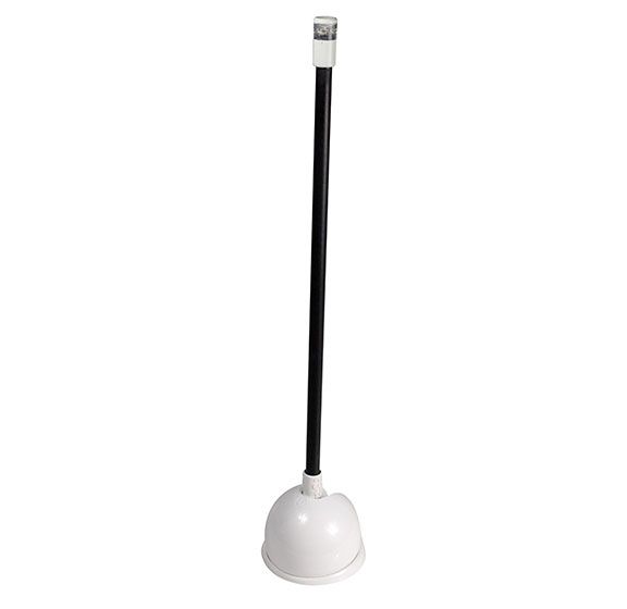 ANCHOR LIGHT  LED  12' POLE  BLACK