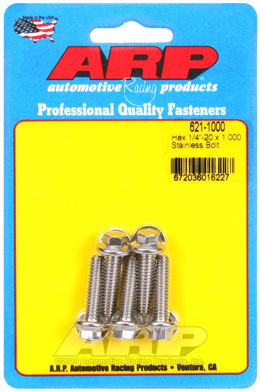 HEX BLT 1/4-20X1.000 PK/5