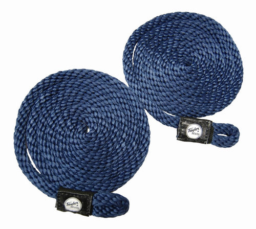 Taylor Made 11317 Boat Fender Line; Marine Series; For Use On Freshwater and Saltwater Boats; Braided With Pre-Spliced Ends; 3/8 Inch Diameter x 6 Foot Length; Navy Blue; Polypropylene; Set of 2