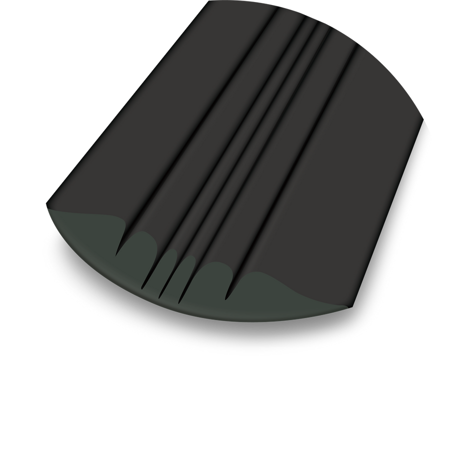 KEELGUARD BOW PROTECTOR  BLACK  5'