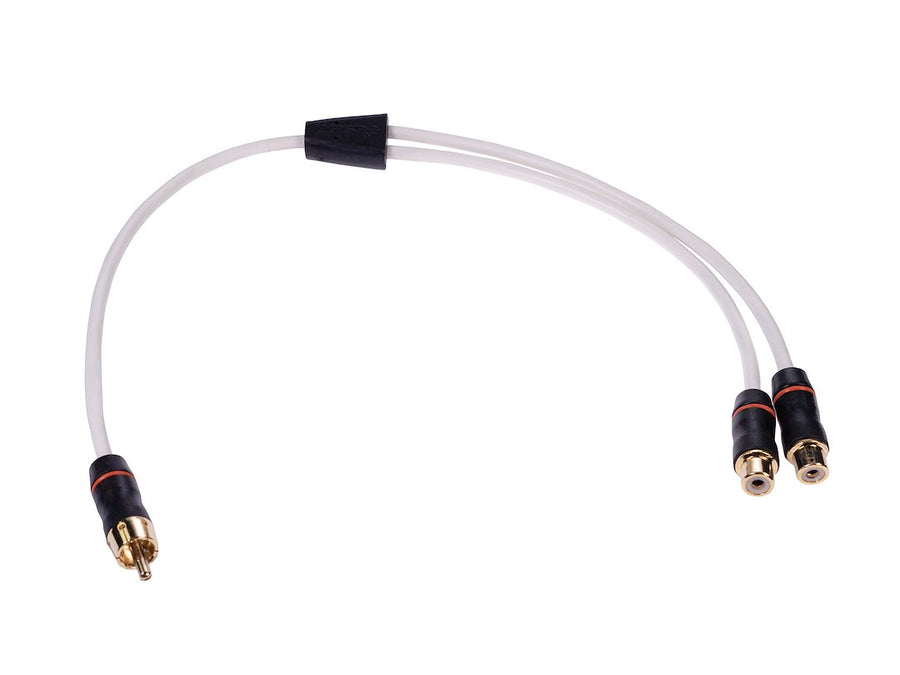 RCA SPLITTER  1 MALE TO 2 FEMALE