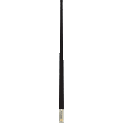 VHF ANTENNA 8' 6DB BLACK W/CBLE