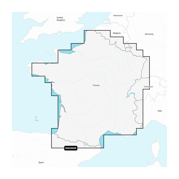 FRANCE  LAKES & RIVERS GARMIN NAVIO