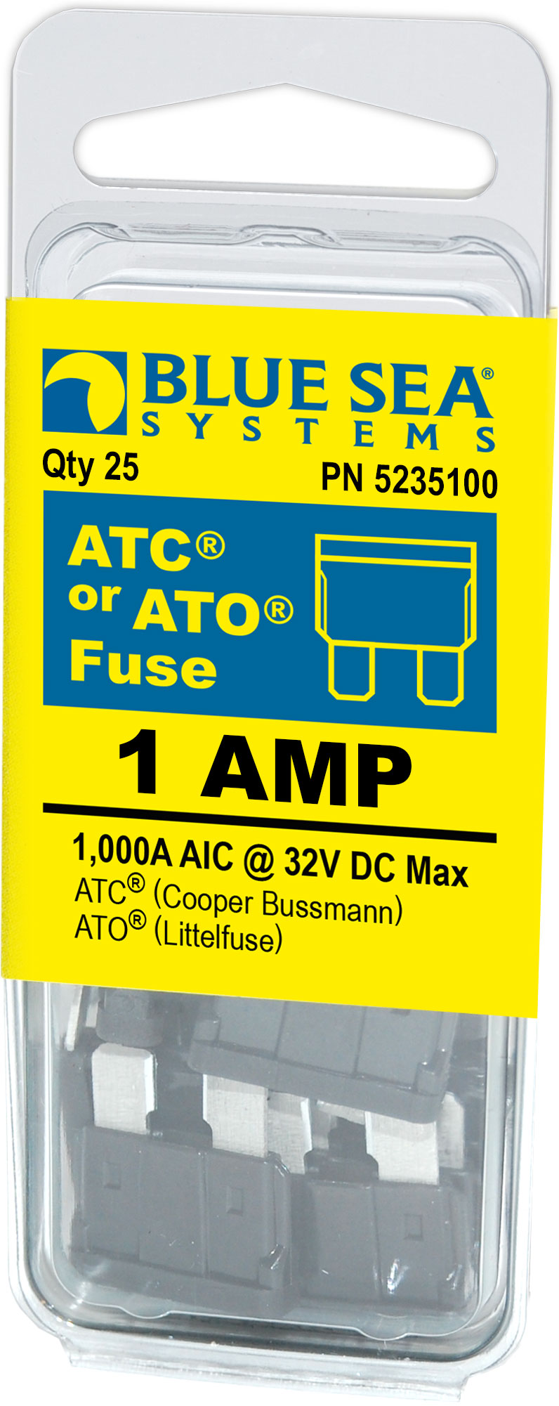 FUSE ATO/ATC 1A PACK 25