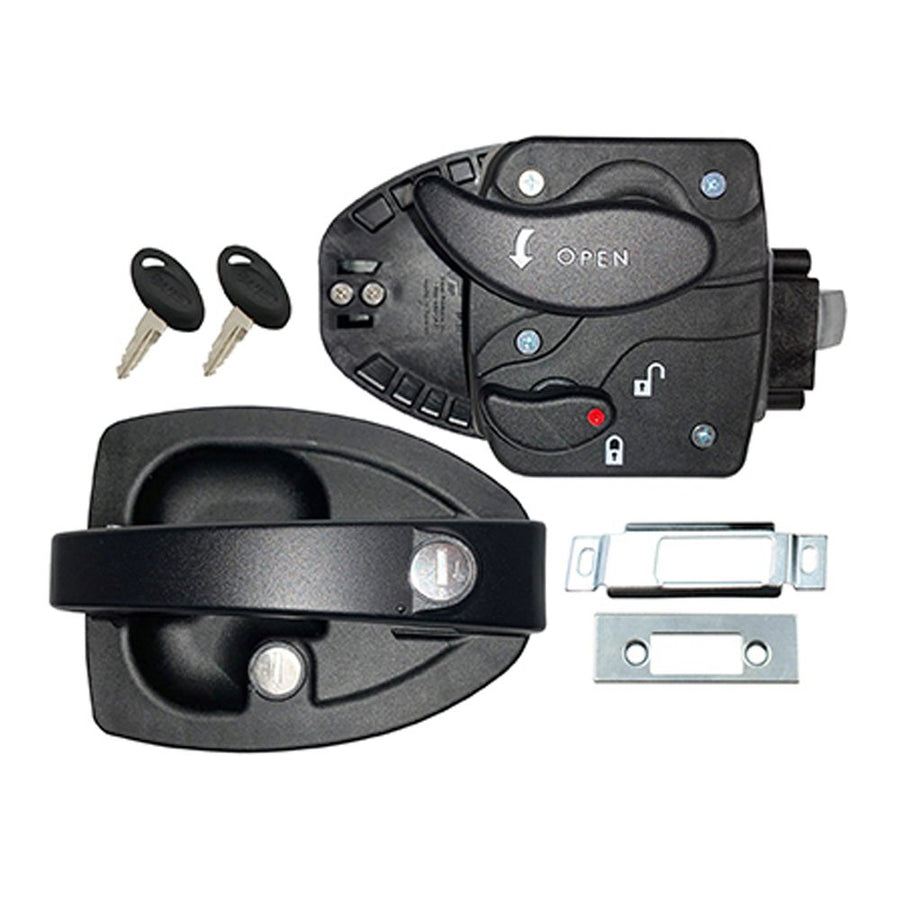 TRAVEL TRAILER SQUEEZE LATCH-BLACK