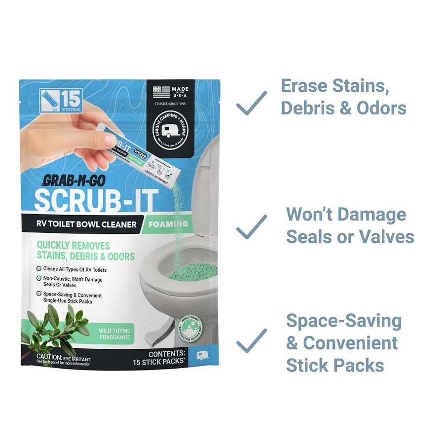 SCRUB-IT FOAMING TOILET CLEANER- WI