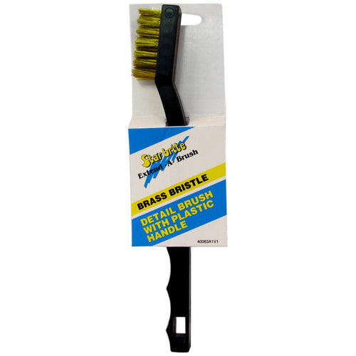 DETAIL BRUSH W/PLASTIC HANDLE