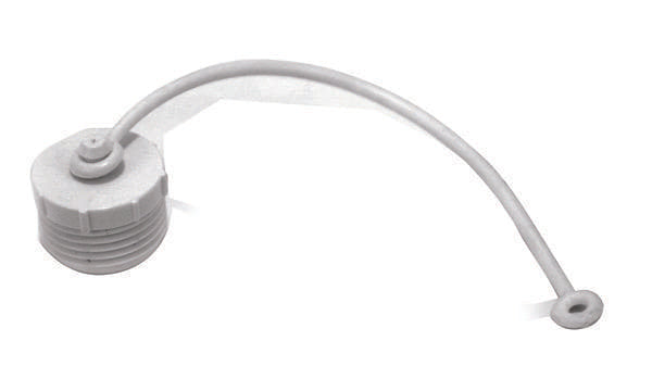 HOSE PLUG 3/4' MPT OFF WH