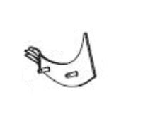 42081 PEDAL COVER INSERT BONE AM