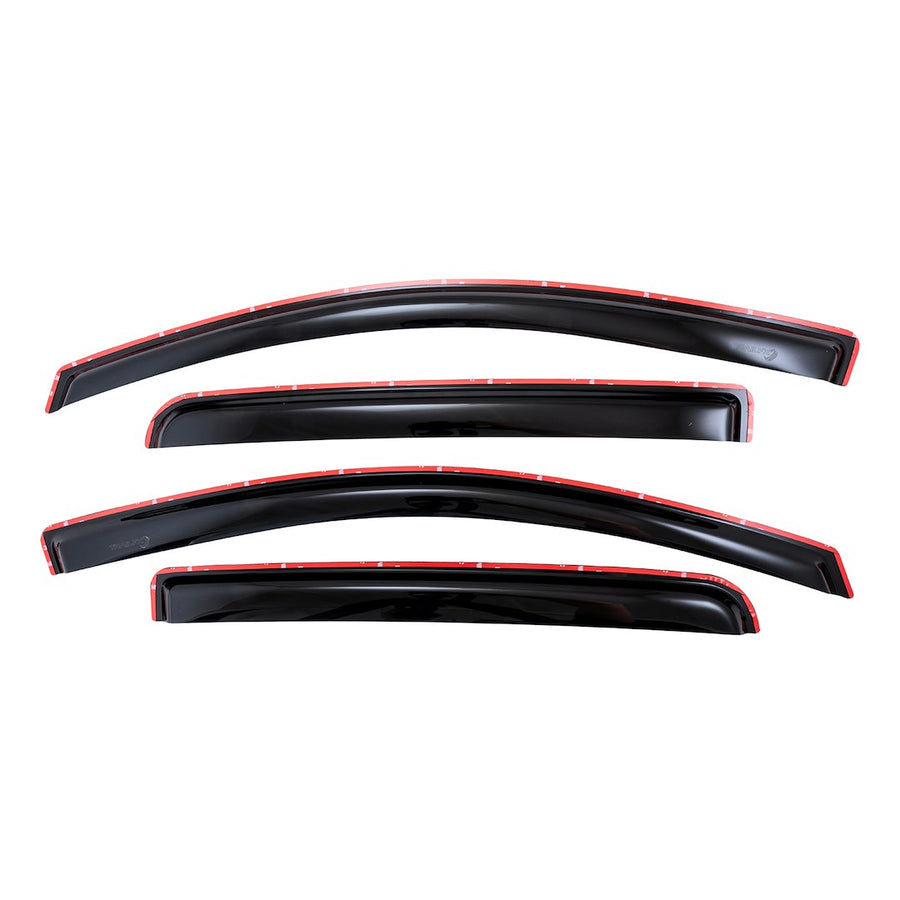 TFX INCHANNEL WNDW VENTS SMOKE 4PC