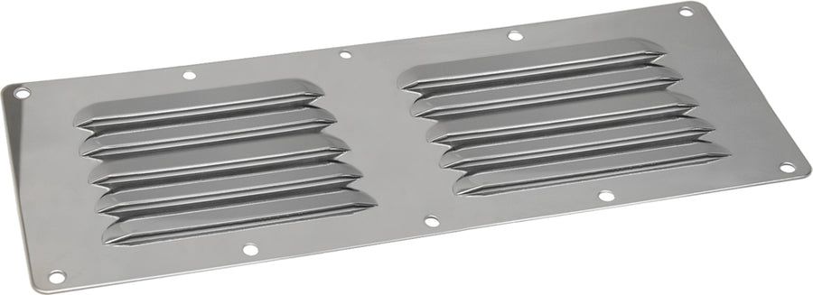 STAINLESS LOUVERED VENT 9-1/8'