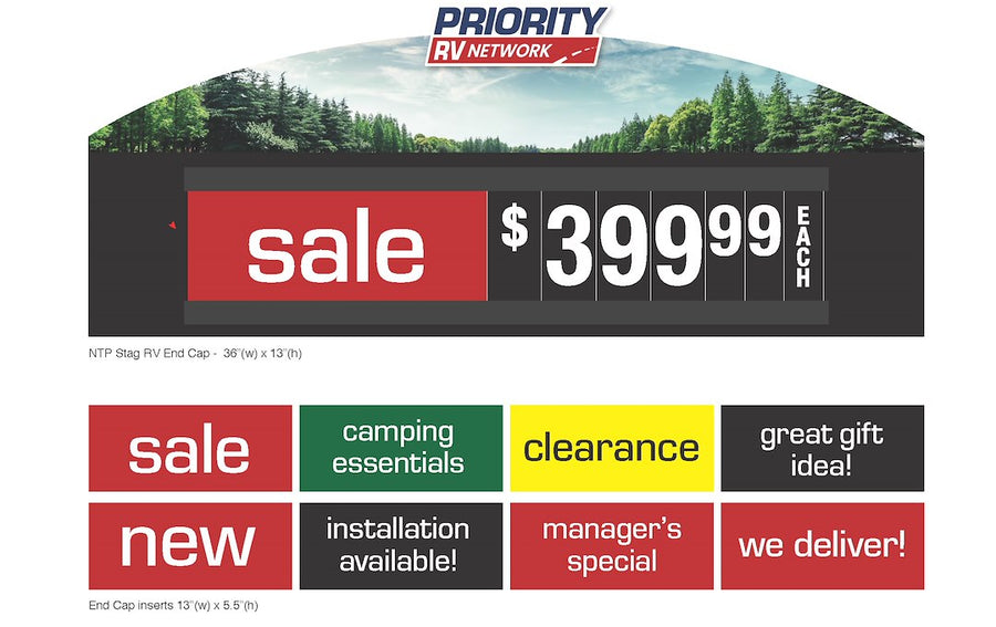PRVN END CAP SIGN KIT