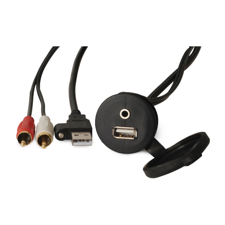CBUSBFM3.5 PNL MOUNT USB/3.5MM JACK