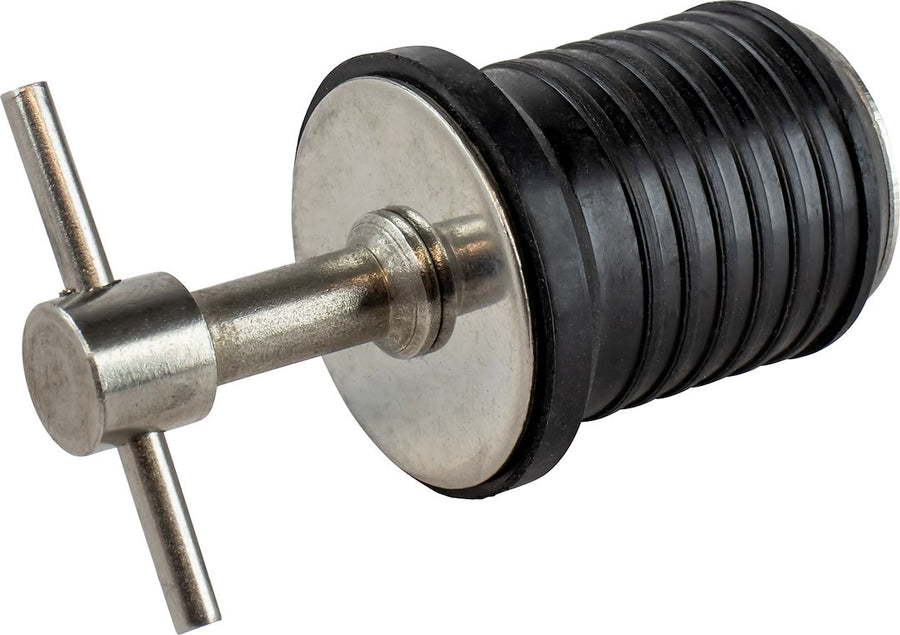 SS TEE HANDLE DRAIN PLUG 1'