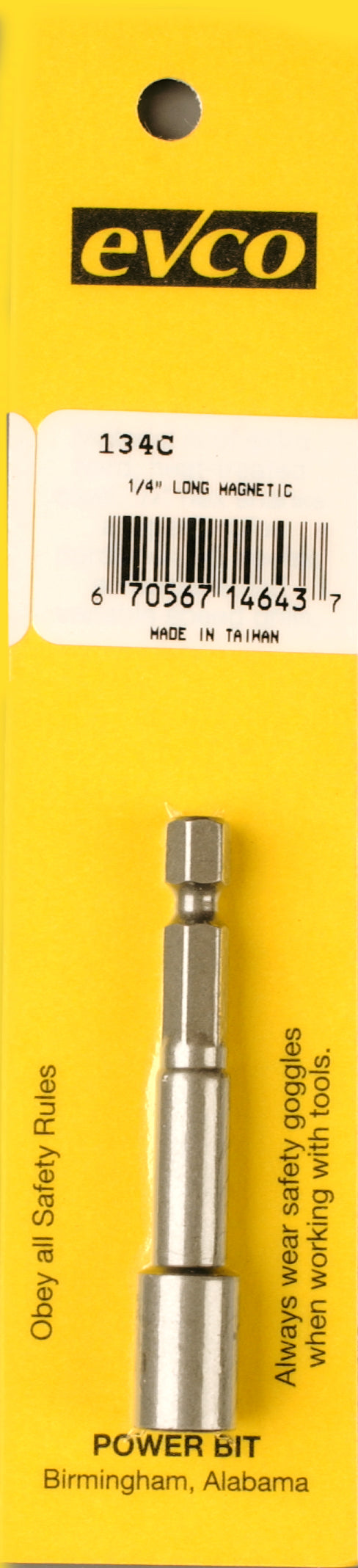 1/4'X2-9/16' MAGNETIC BIT