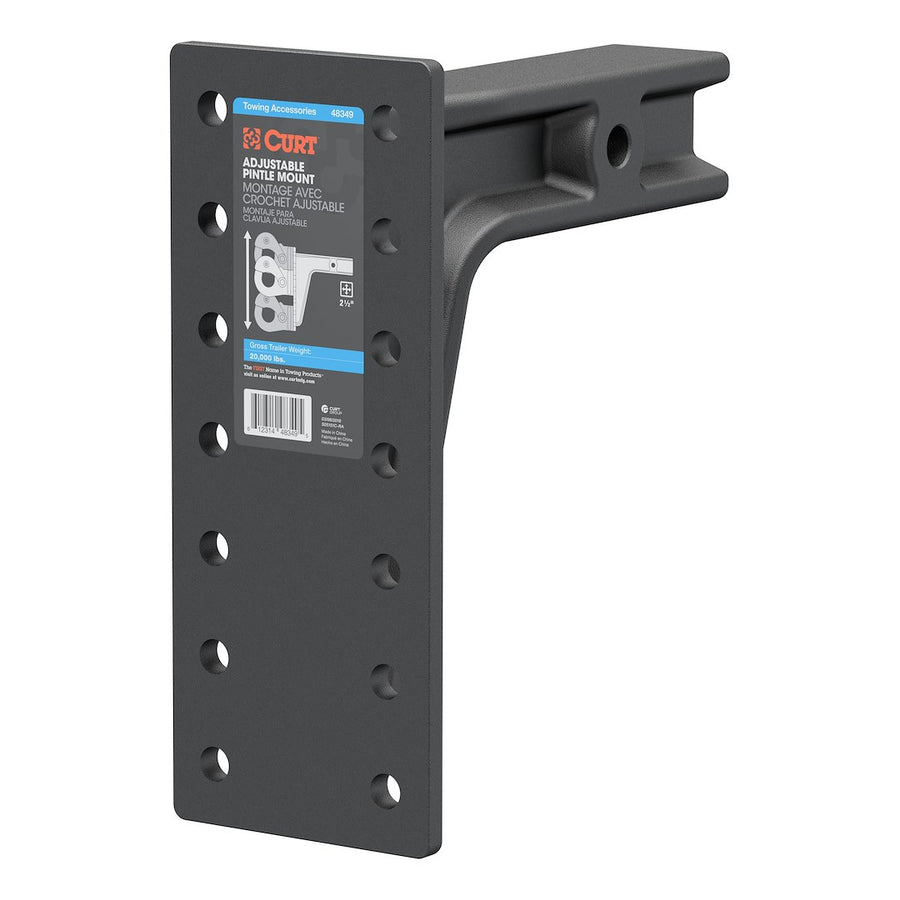 ADJUSTABLE PINTLE MOUNT (2-1/2' SHA