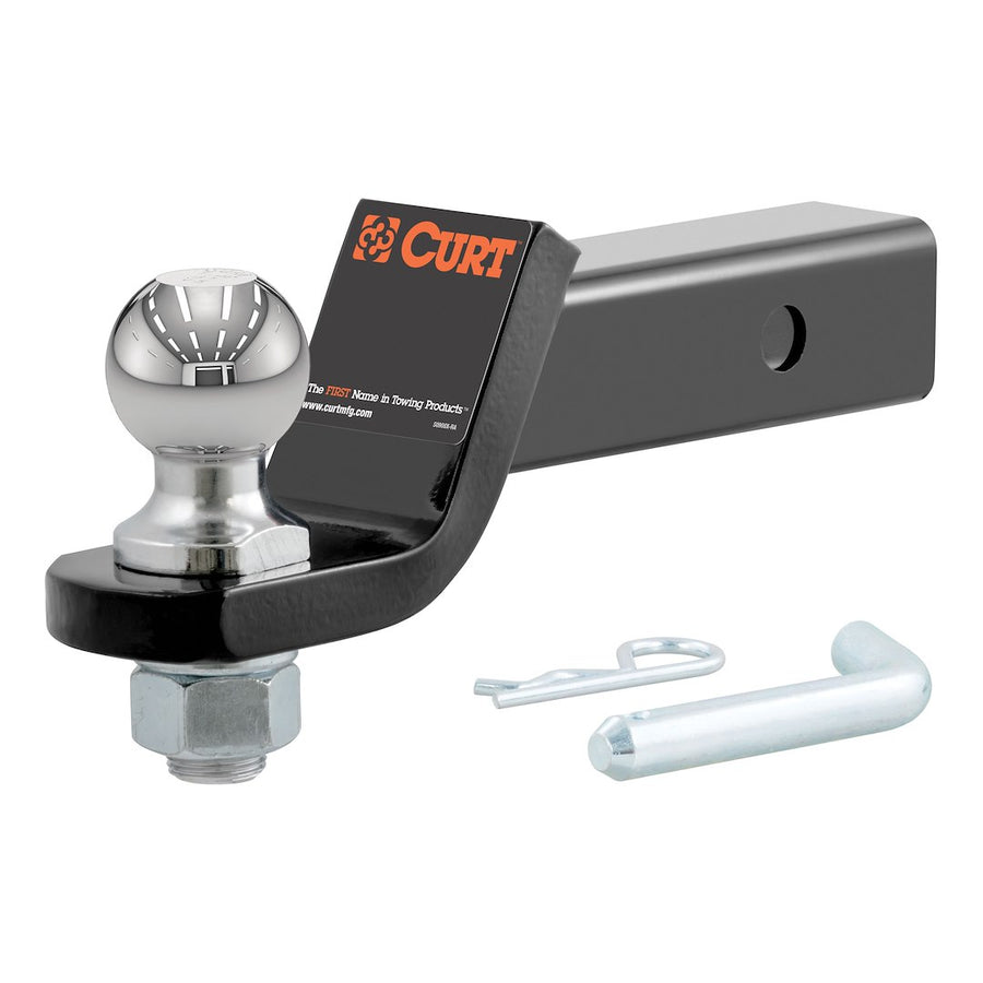 2' DROP LOADED BALL MOUNT W/ 2' BAL