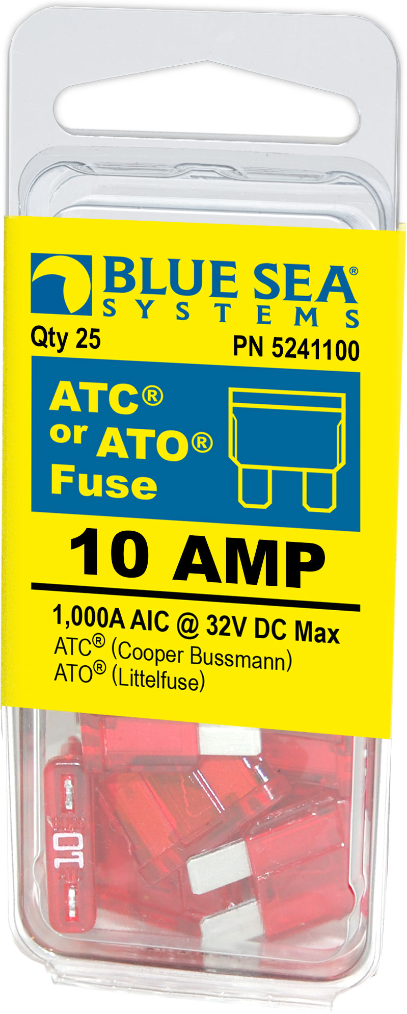 FUSE ATO/ATC 10A PACK 25