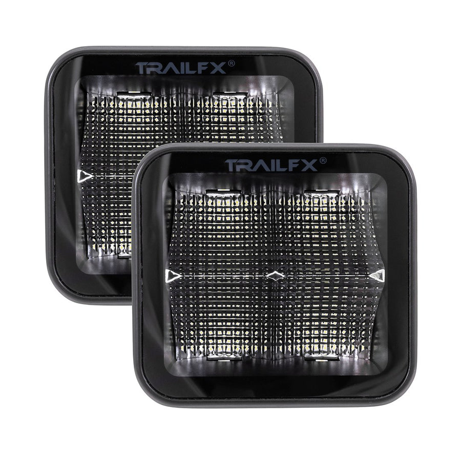 2X2 POD 4X5W FL BK PR BLK LENS CVR