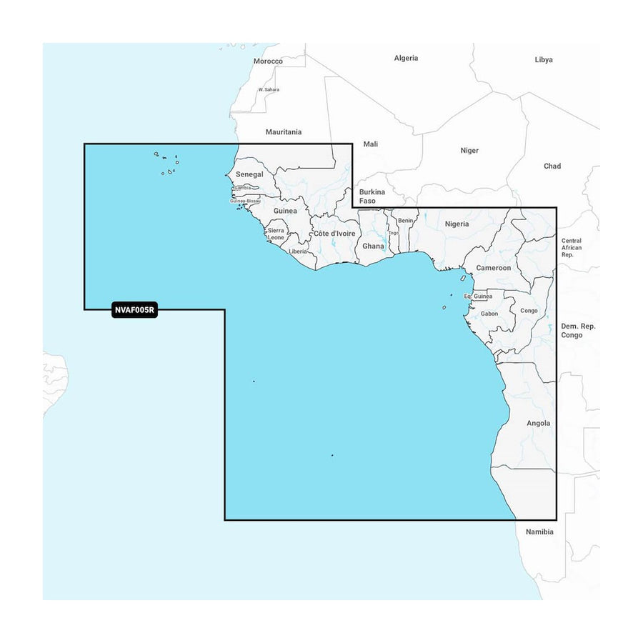 AFRICA  WEST GARMIN NAVIONICS VISIO