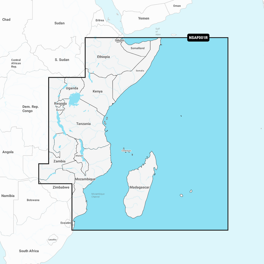 AFRICA  EAST GARMIN NAVIONICS+