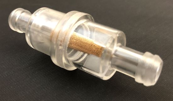 3/16' FUEL FILTER CLEAR W/BRONZE