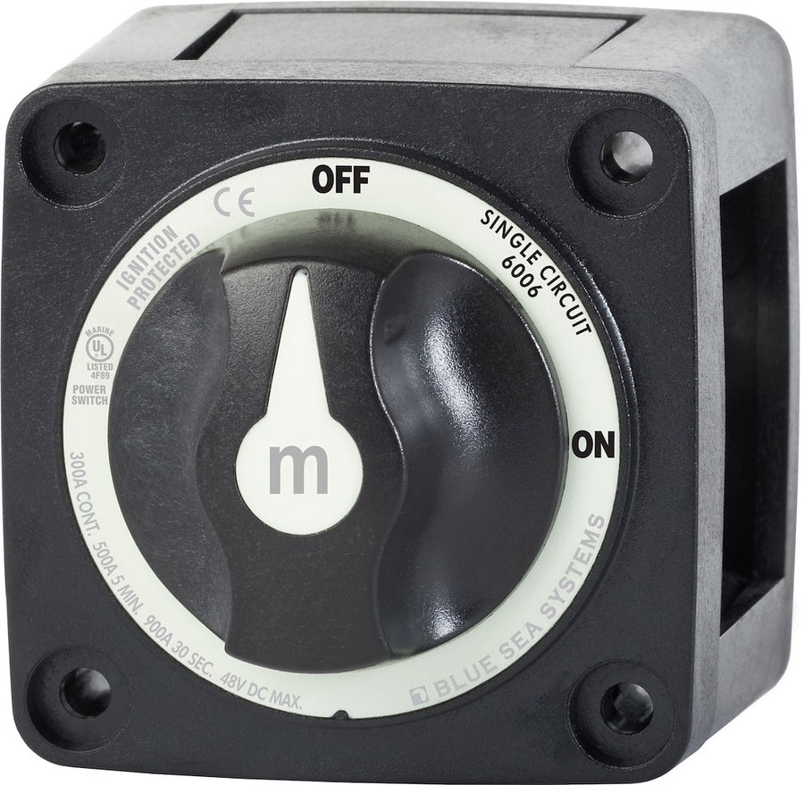 SWITCH BATTERY M ON/OFF W/KNOB BLK
