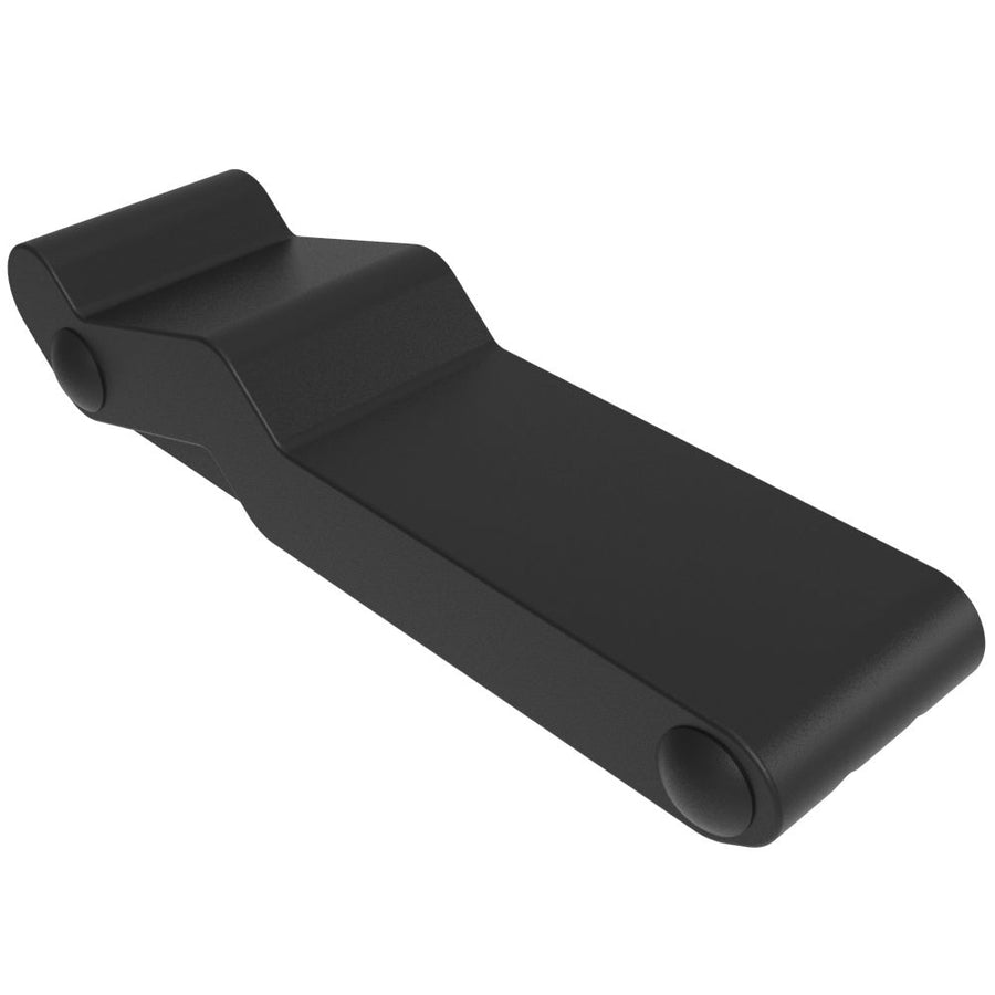 FLEXIBLE OVERCTR DRAW LATCH SS BLK