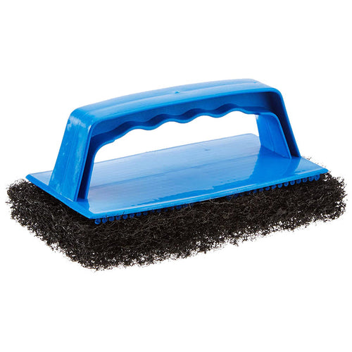 SCRUB PAD WITH HANDLE (COARSE) (BLA