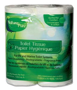TOILET TISSUE NATUREPURE PACK/4
