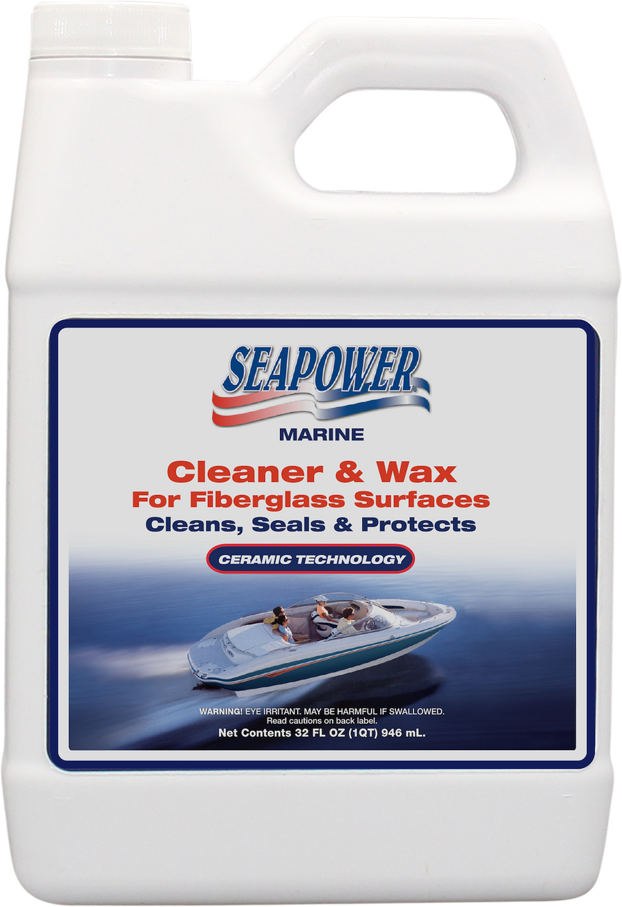 SEAPOWER CLEANER & WAX - 32 OZ (946