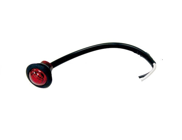 LIGHT .75IN RD MARKER 3 LED RED W/