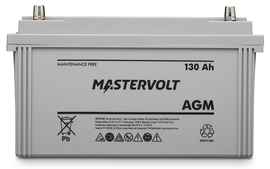 MASTERVOLT AGM BATTERY 12/130 AH