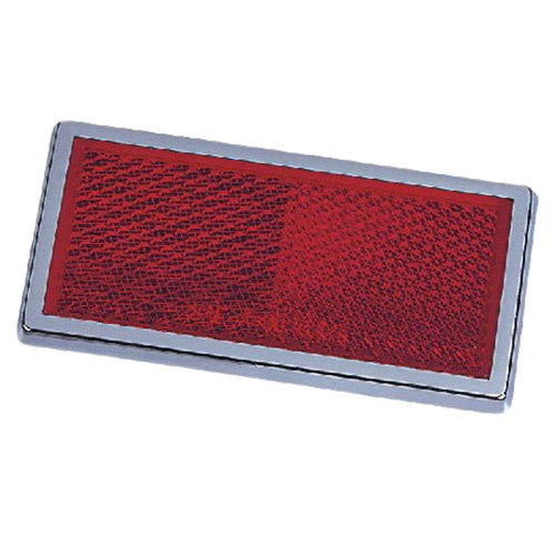 4-3/8'X1-1/8'STICKON REFLEC-RD 50PK