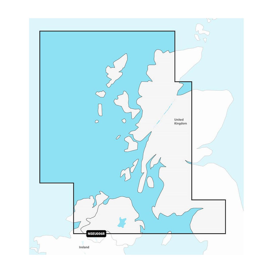 SCOTLAND  WEST COAST GARMIN NAVIONI