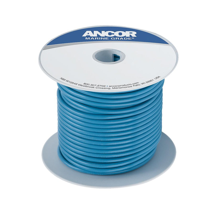 100' #14 LT BLUE TINNED COPPER