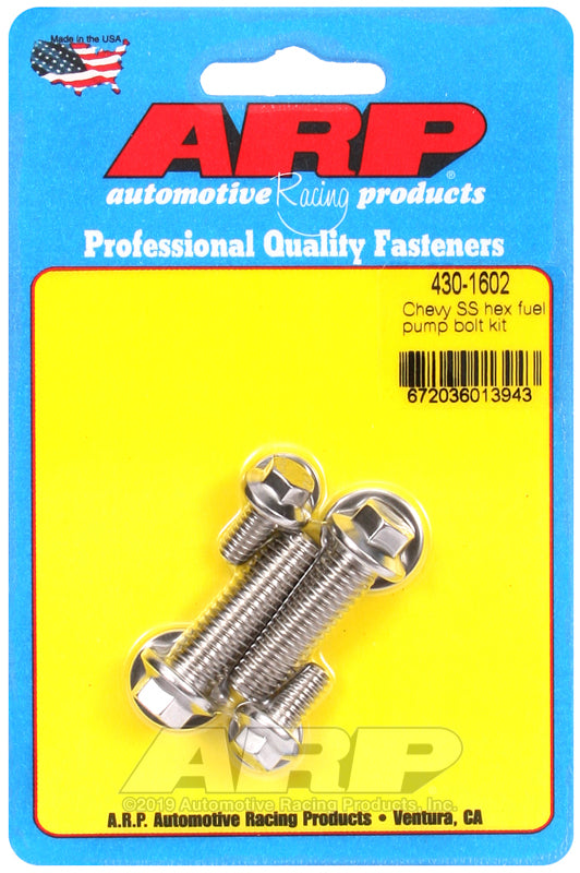 STNLESS FUEL PUMP BOLT KT