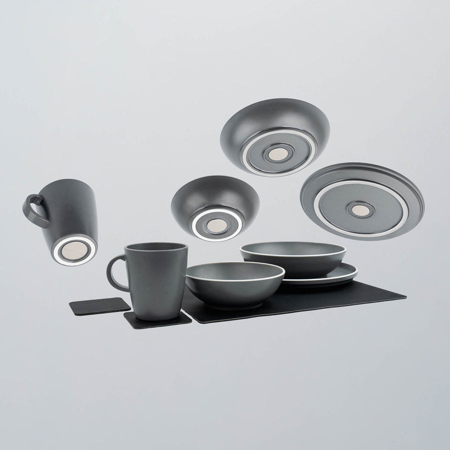 TABLEWARE SET GRAY