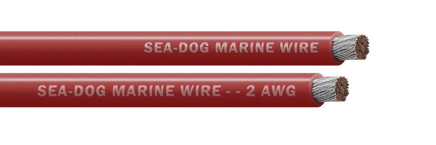 2 AWG RED 25FT BATTERY CABLE