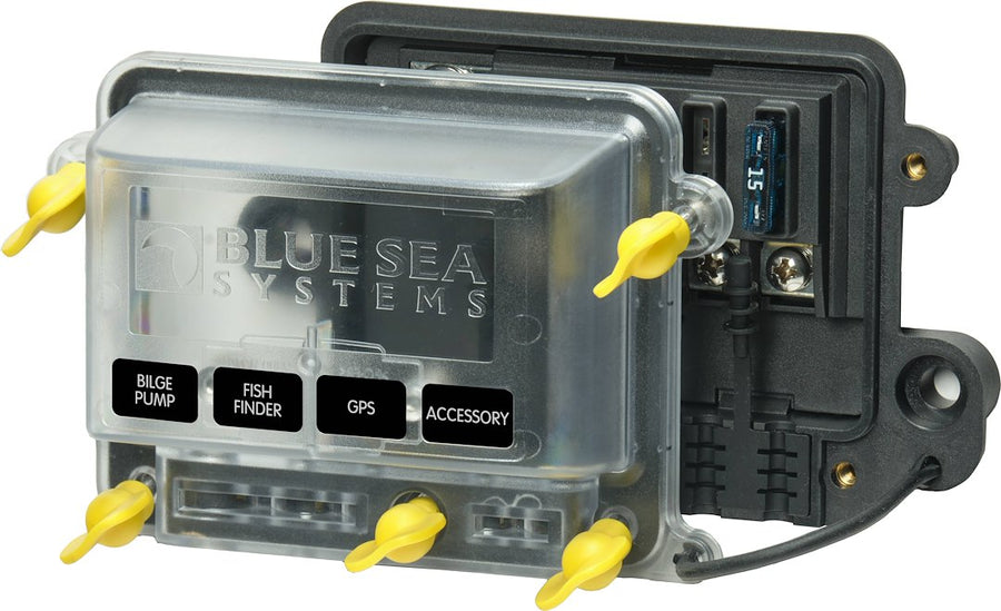FUSE BLOCK STBLADE H2O 4CIRC FUSE M