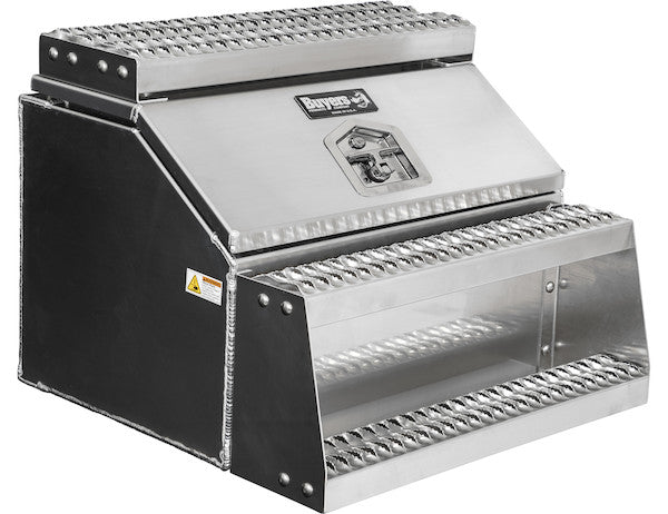 TOOLBOX 24HX28DX30W ALUM STEPBOX  W