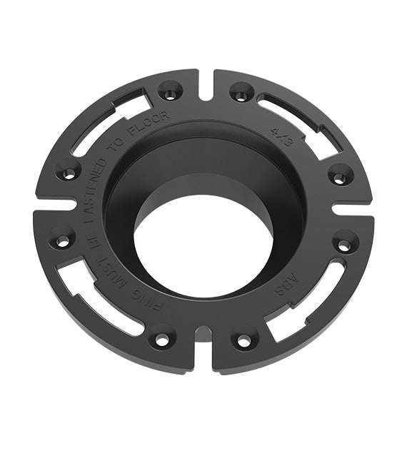 SOCKET FLOOR FLANGE  BLACK