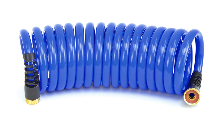 15' COILED HOSE PRO - BLUE