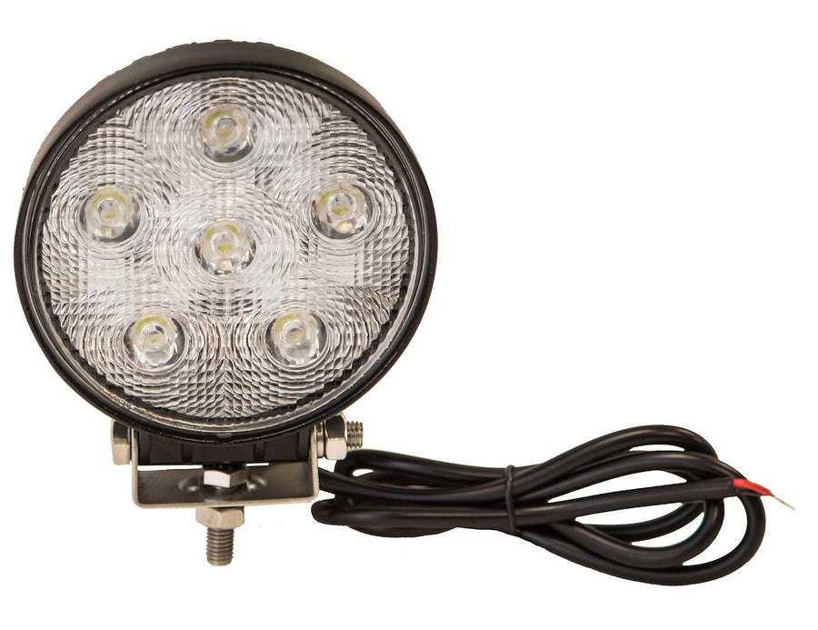 LIGHT SPOT  12-24 VDC  6 LED CLEAR