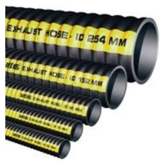 RUBBER EXHST HOSE 60MM  SOLD PER FT