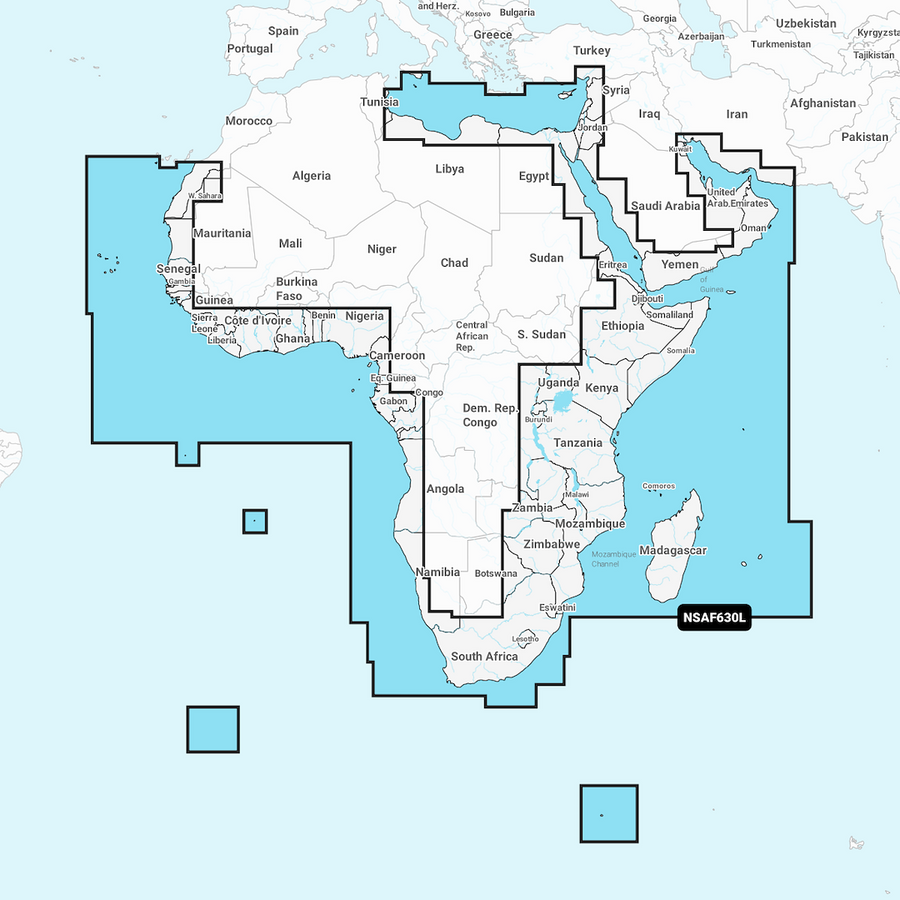 AFRICA & MIDDLE EAST GARMIN NAVIONI