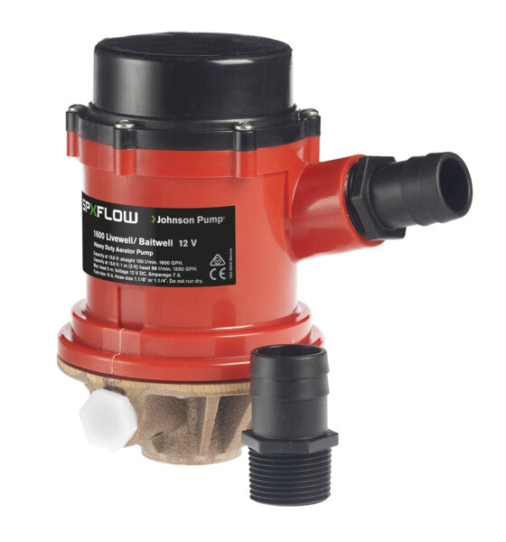 LIVWELL PMP 1600 GPH 12V WITH INLET