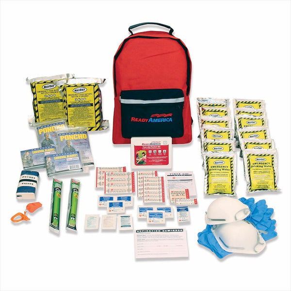 Ready America 70280 Emergency Kit; Grab n Go; 3 Days For 2 Person