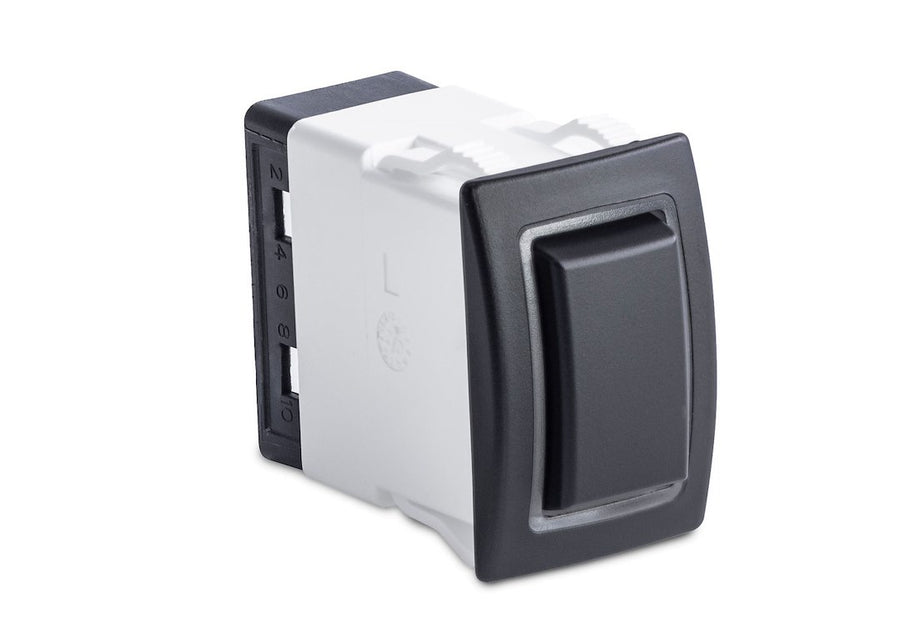 ROCKER SWITCH  HALO SPST   GREEN HA